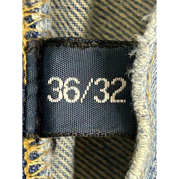 Polo Ralph Lauren Men's Jeans 36x32 Medium Wash Cowboy Bootcut Leg Cotton Denim - Picture 8 of 10